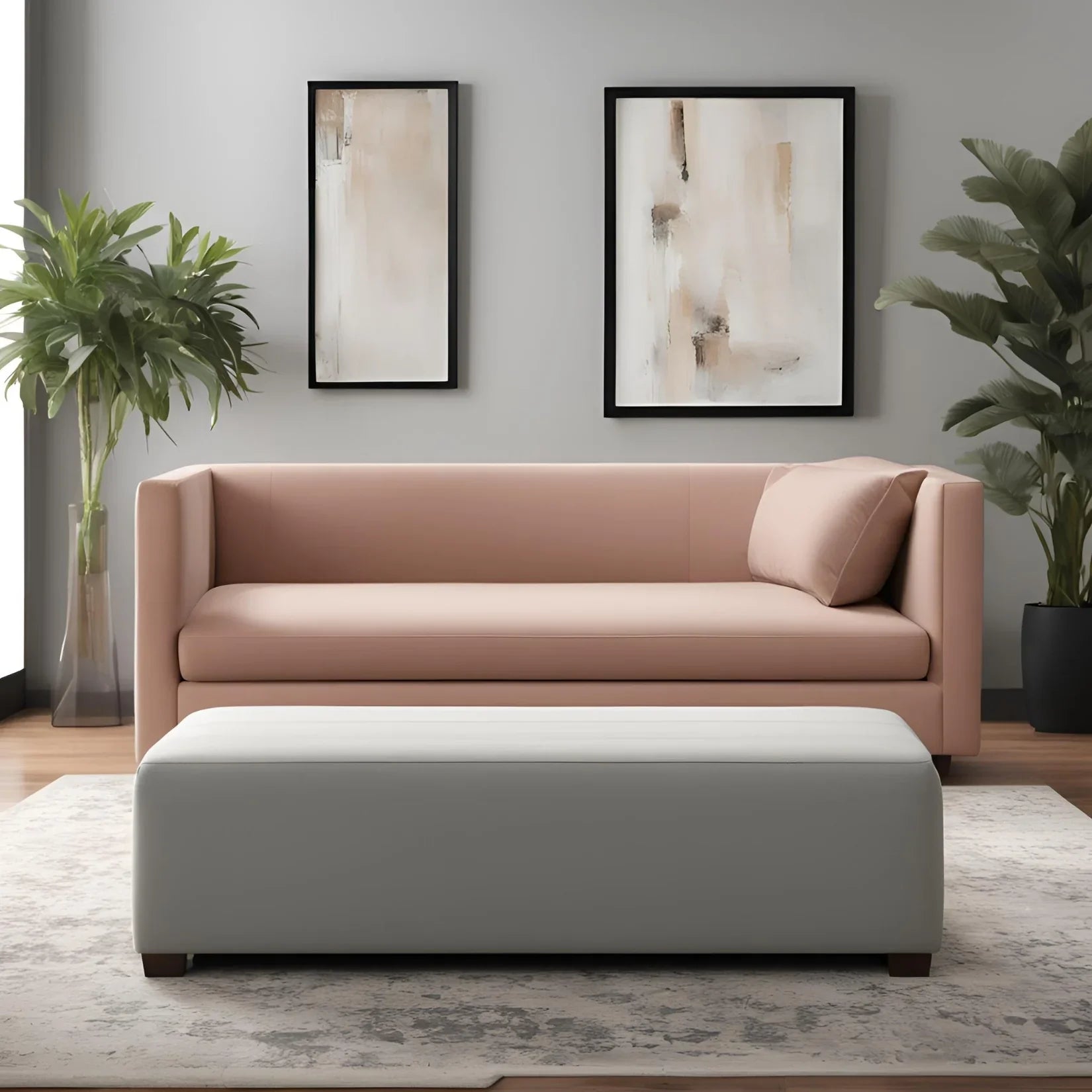 Rustic Elegance Wooden Bench - Ottoman - CRUZ INTERNATIONAL - Furniture Store